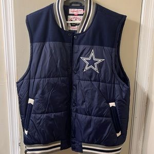 Vintage Mitchell & Ness Dallas Cowboys Vest. XL.